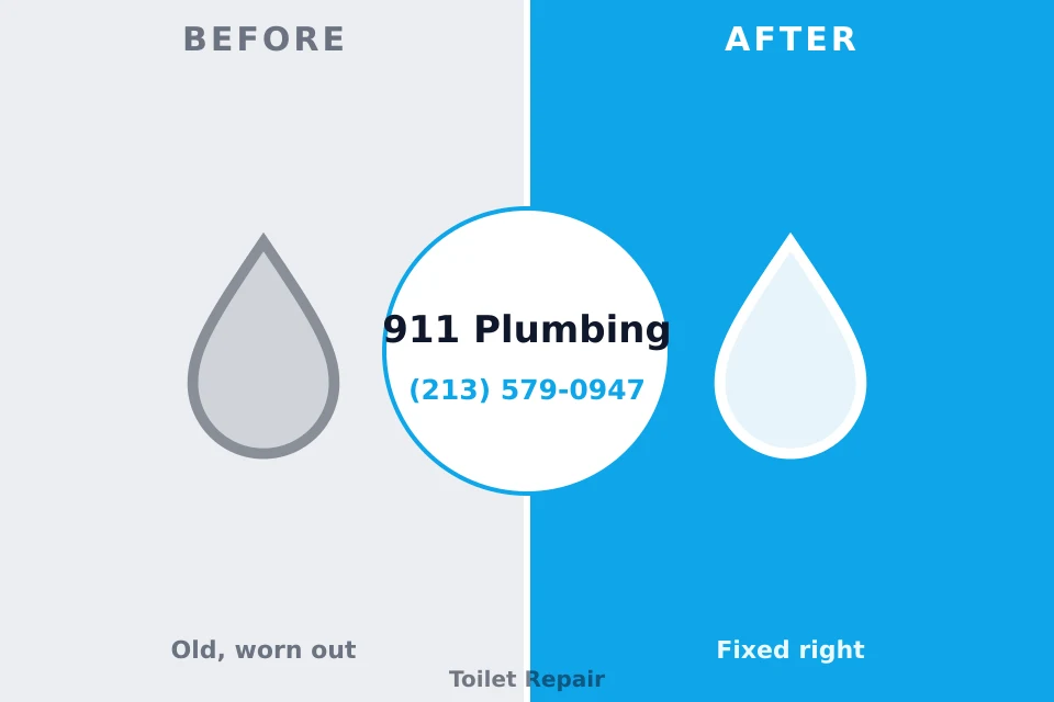 Before and after: plumbing repair Wernersville, PA